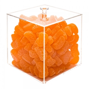 الجملة الصانع واضحة شفافة الاكريليك عرض مربع تخزين الفاكهة 
