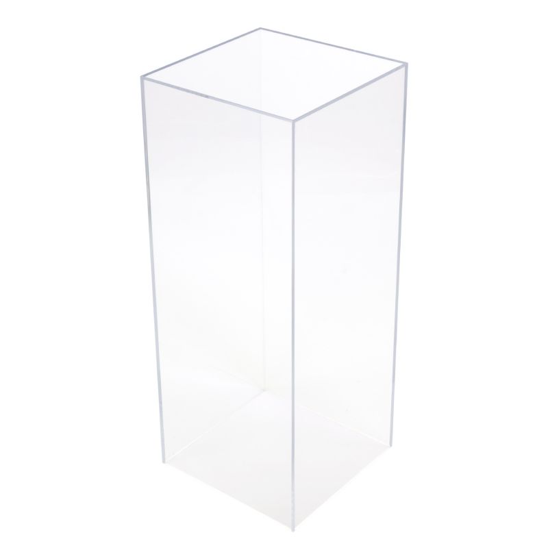 Clear acrylic pedestals plinth
