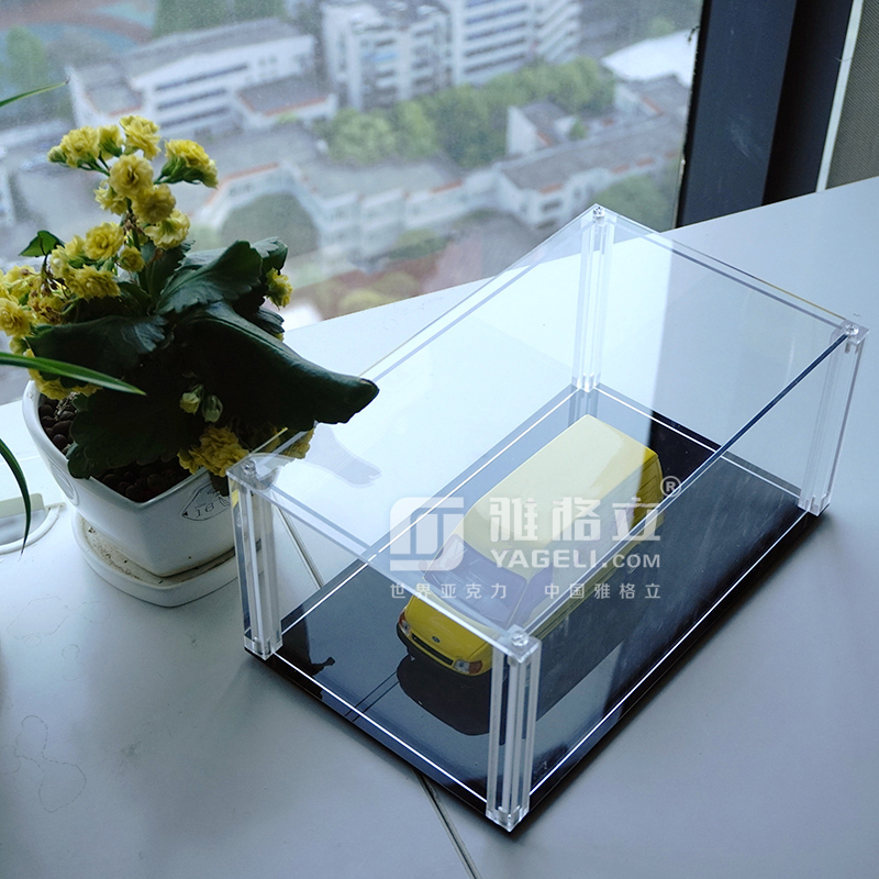 clear acrylic toy display case