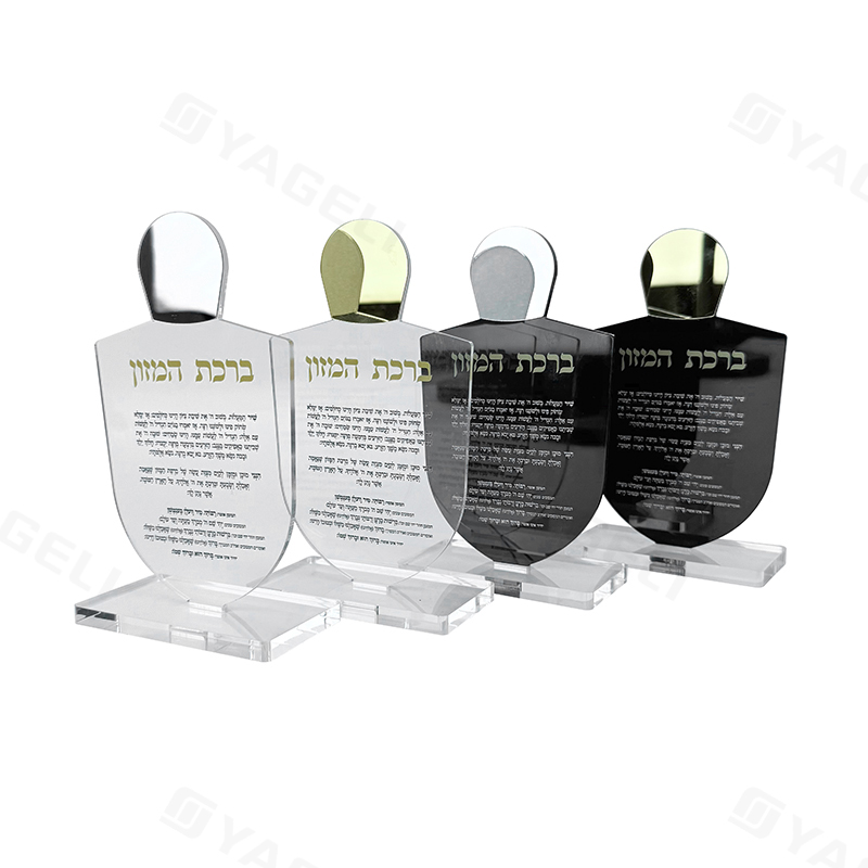 Lucite Dreidel Card with Base