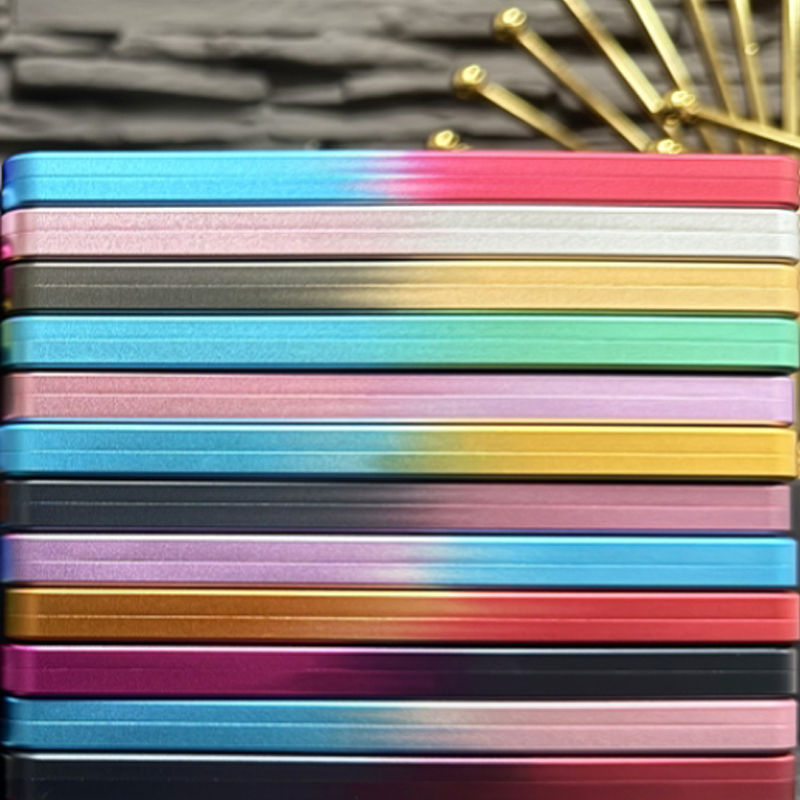 gradient rainbow PSA card protector