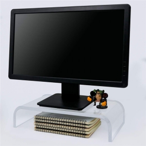 deaktop الاكريليك حامل شاشة الكمبيوتر الناهض لمكتب 