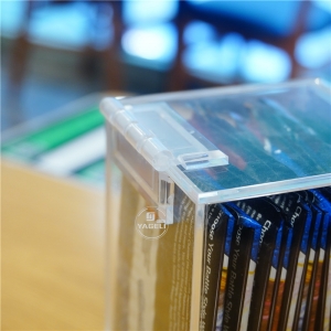 علبة تخزين بطاقات رياضية شفافة من البرسبيكس صندوق حزمة معززة من الأكريليك 