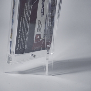 صندوق معزز أكريليك شفاف لحزمة تقوية بطاقة البوكيمون 