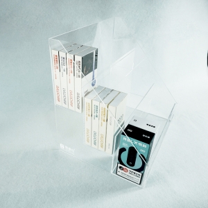 الجملة 3 طبقات الاكريليك e-cigarette vape السائل عرض موقف
 