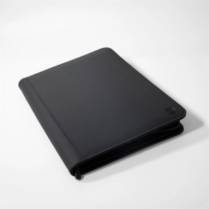 Black 9 Pocket Puct PU Trading Card Toploader Binder 