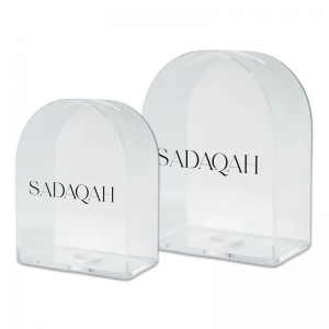 صندوق صدقة أكريليك بالجملة 