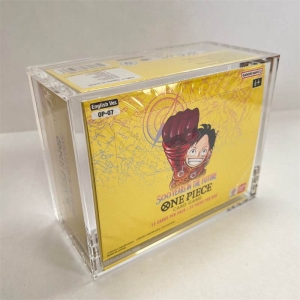 صندوق تعزيز من قطعة واحدة، علبة عرض أكريليك