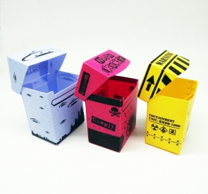 صندوق تخزين بطاقات مغلف