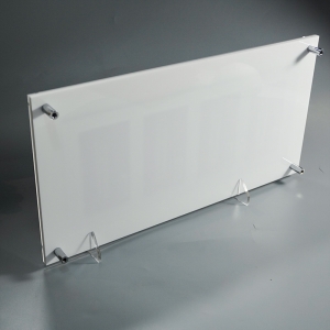 واقي علبة معززات أكريليك بأربعة فتحات وإطار عرض جداري/سطحي 