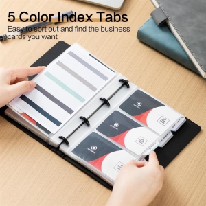 مجلد بطاقات عمل بثلاث حلقات