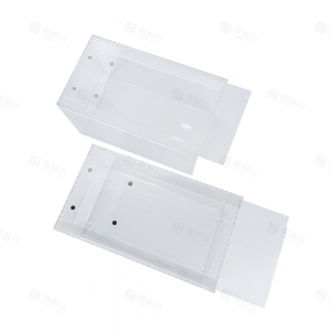 قفص حيوانات أليفة قابل للتكديس مصنوع من الأكريليك المقاوم للأشعة فوق البنفسجية 