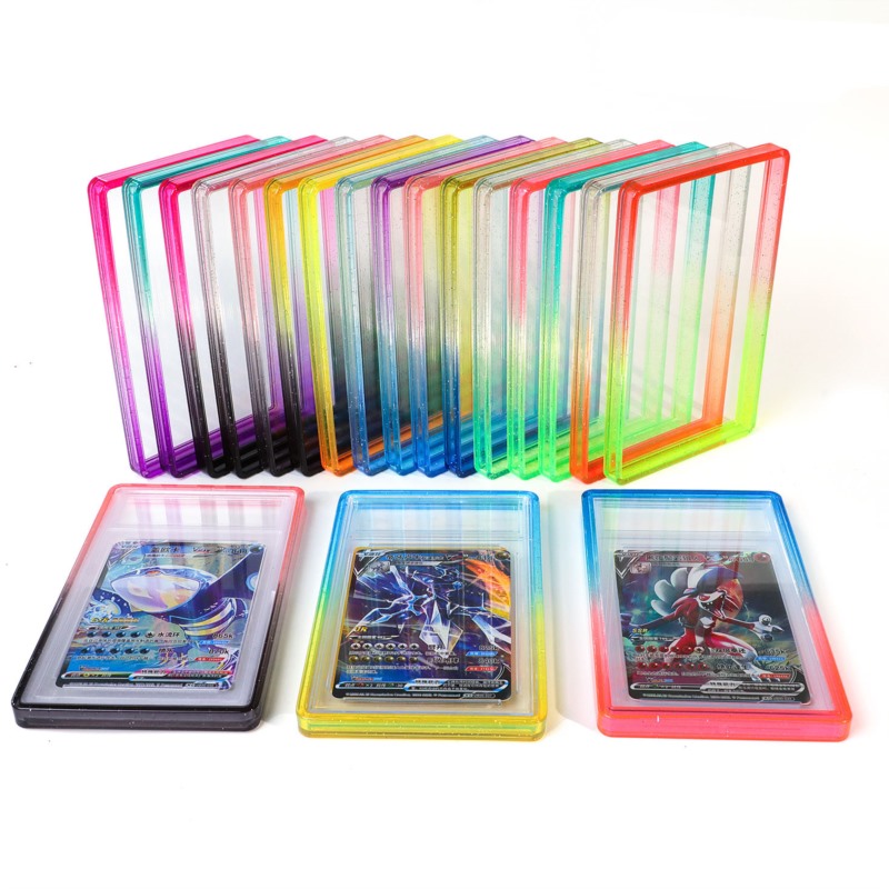خالية من العفن وصديقة للبيئة! مصدات ألواح بطاقات جديدة متدرجة التدرج - مثالية لهواة جمع البطاقات من PSA/BGS/CGC وGlobal. السوق العالمية لبطاقات TCG (التداول C)