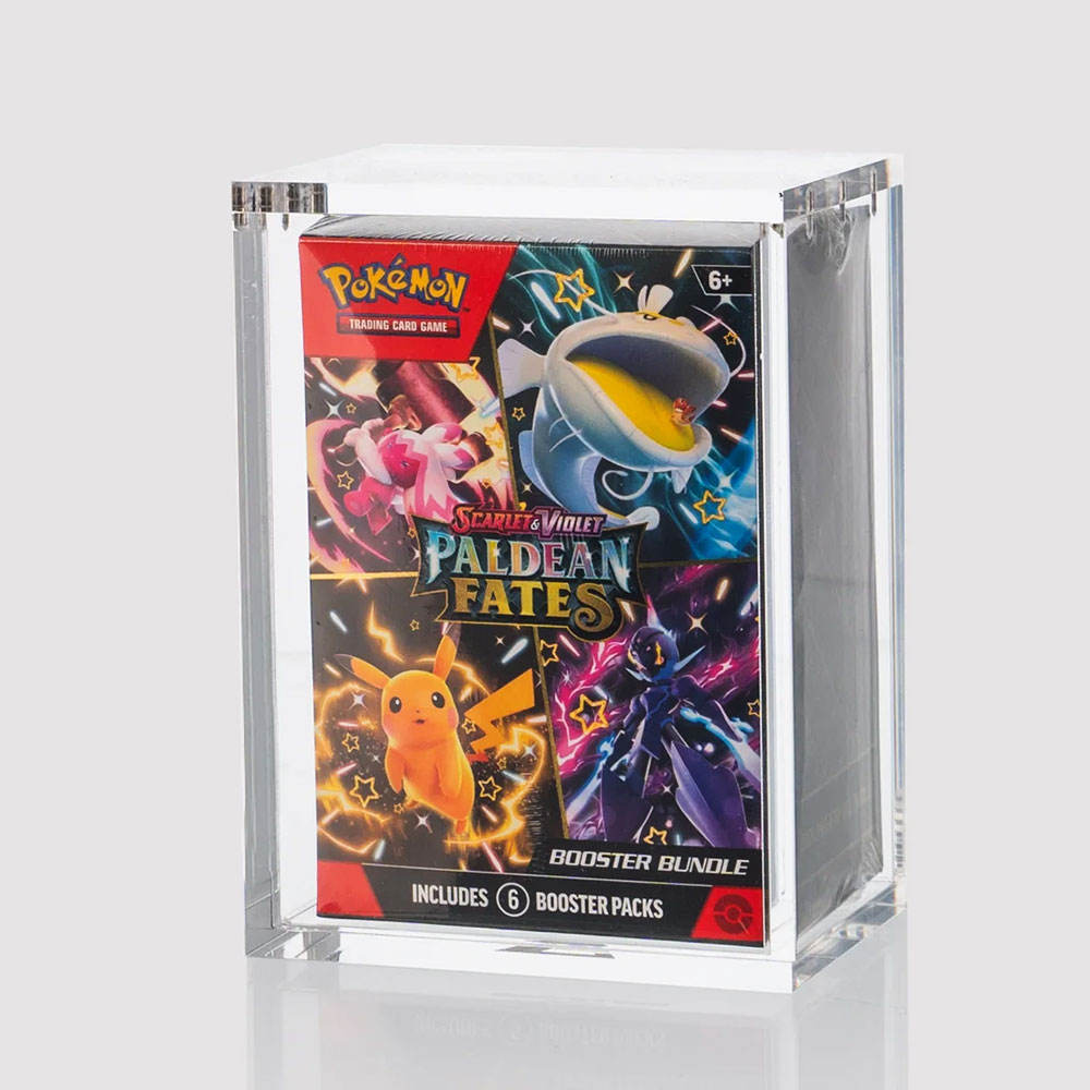 علبة عرض أكريليك لبطاقات التداول